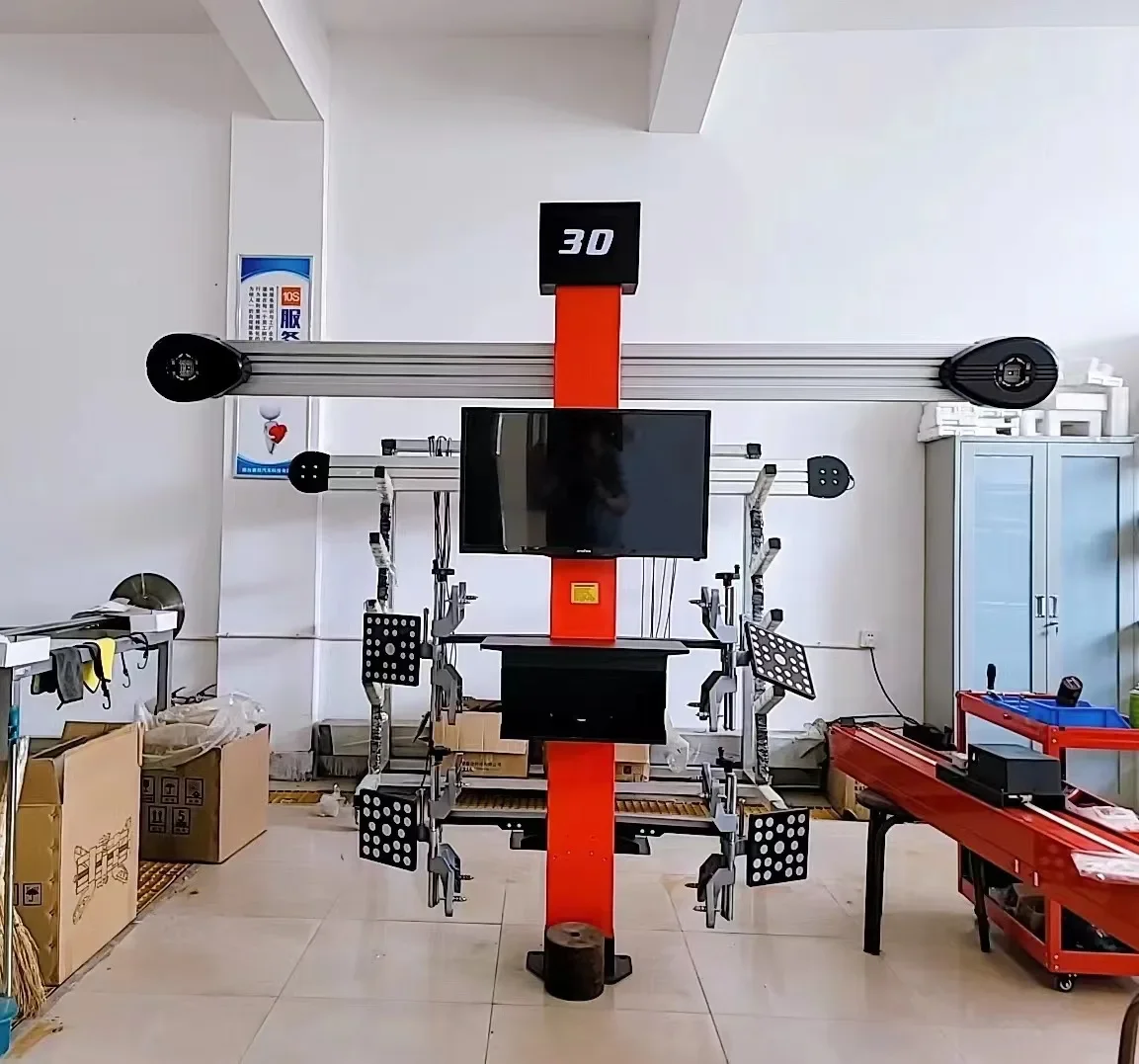 Wheel Alignment Machine - -Machine d'alignement de roues 3D, ensemble