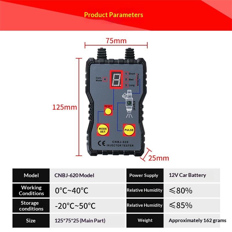 Fuel Injector Tester - Testeur d'injecteurs de carburant portable 4