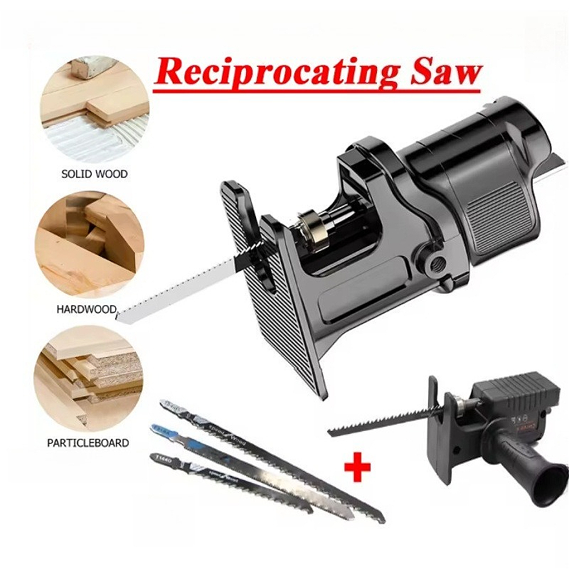 Metal Saw Reciprocating - Adaptateur de scie alternative, perceuse électrique