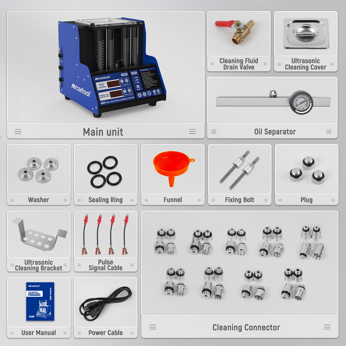 MR CARTOOL GDI nettoyeur et te - Fuel Injector Tester avis et prix