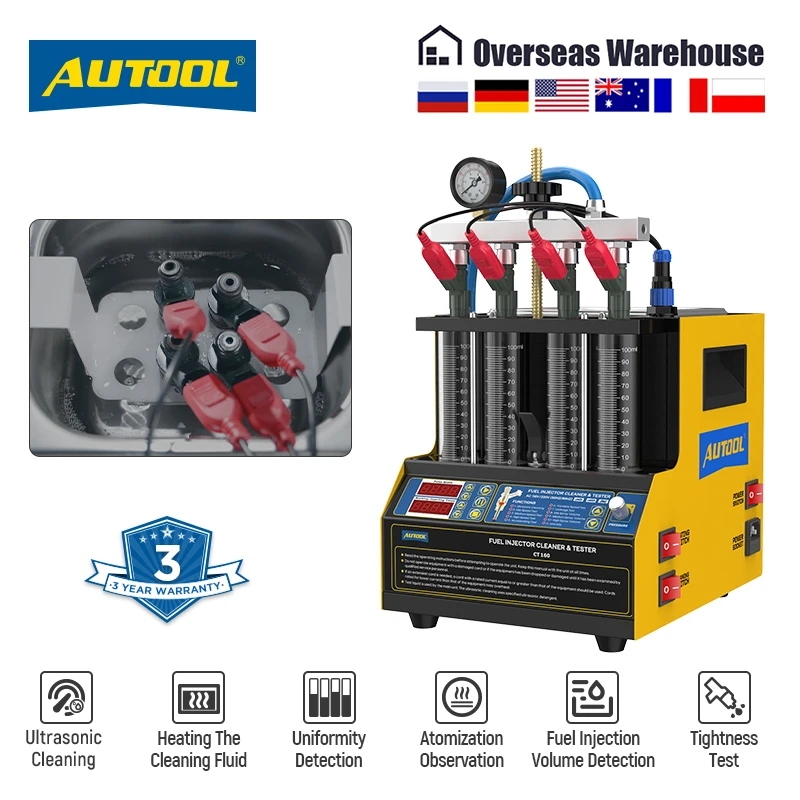    AUTOOL CT160 Testeur et Ne - Fuel Injector Tester avis et prix
