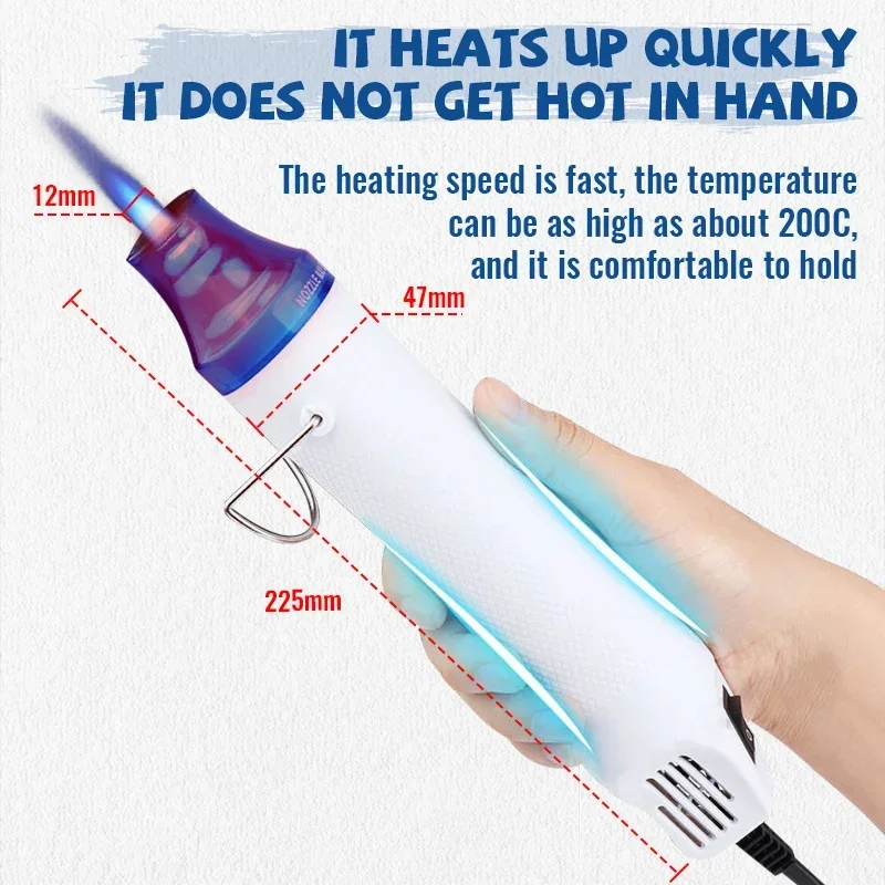 Pistolet à Air chaud 300W 220V - Heat Gun Paint Strip avis et prix