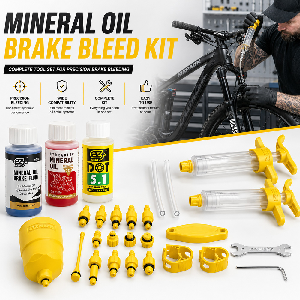 Huile minérale de frein de vél - Brake Bleeder Kit avis et prix