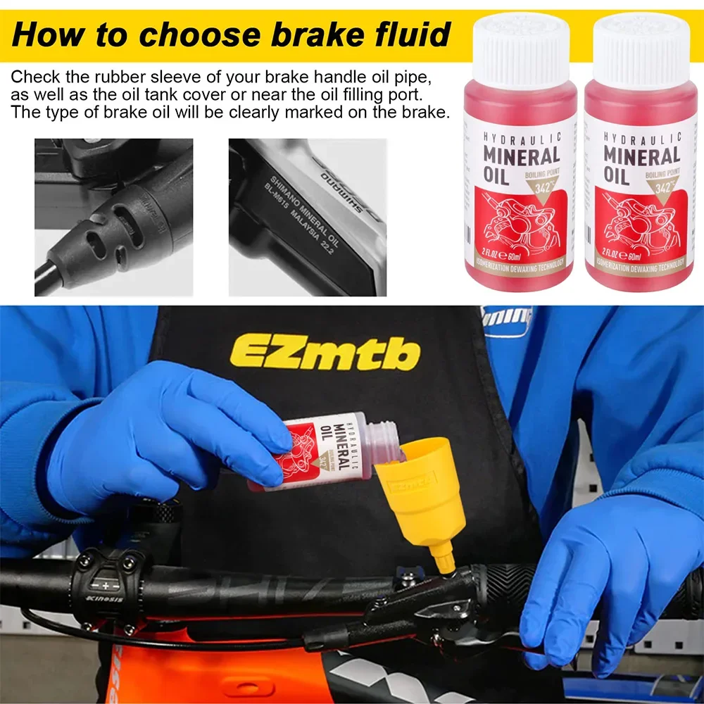 Huile minérale de frein de vél - Brake Bleeder Kit avis et prix