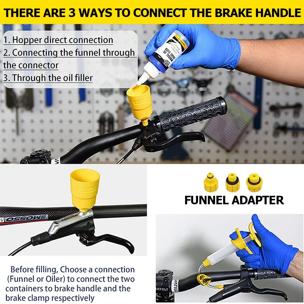 Huile minérale de frein de vél - Brake Bleeder Kit avis et prix