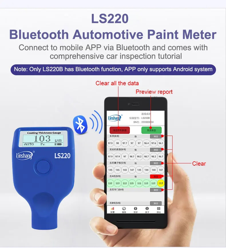 Inshang – auge pour utomobile  - Paint Thickness Gauge avis et prix