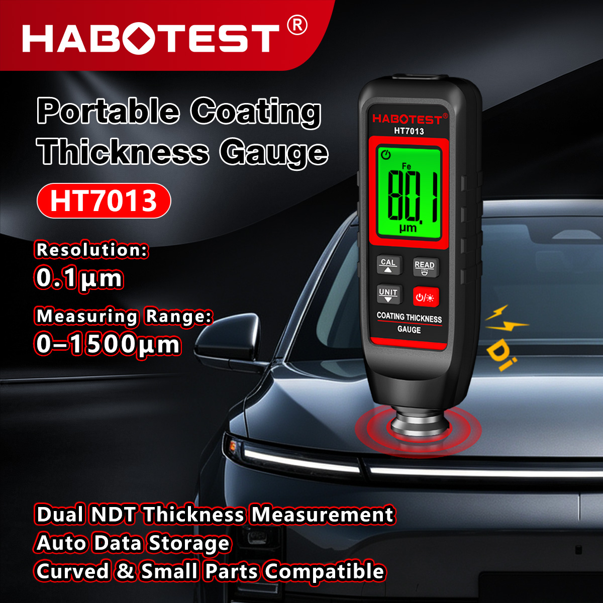 HABOTEST HT7013 Jauge d'épaiss - Paint Thickness Gauge avis et prix