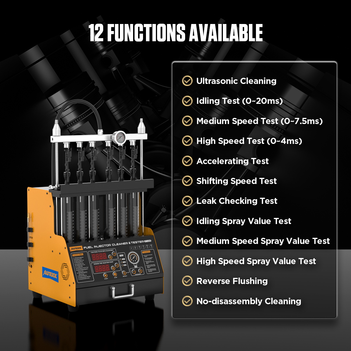 AUTOOL CT400 voiture GDI EFI F - Fuel Injector Tester avis et prix